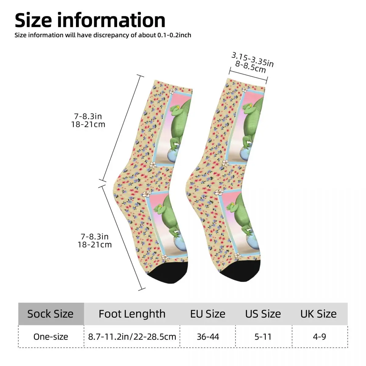 Cool Gator Socks Travel 3D Print Boy Girls Mid-calf Sock