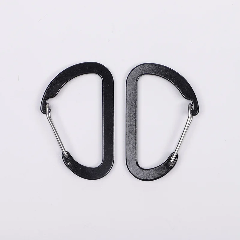 خطاف ظهر متعدد الوظائف بخطاف معدني مقاس 8 على شكل قرع مسطح مع فتاحة زجاجات للتخييم والمشي لمسافات طويلة في الهواء الطلق أداة صغيرة،