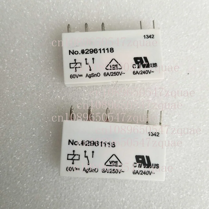 1PC No.#2961118 for Phoenix Contact Miniature Relay 5 Pins 60V 6A/250VAC