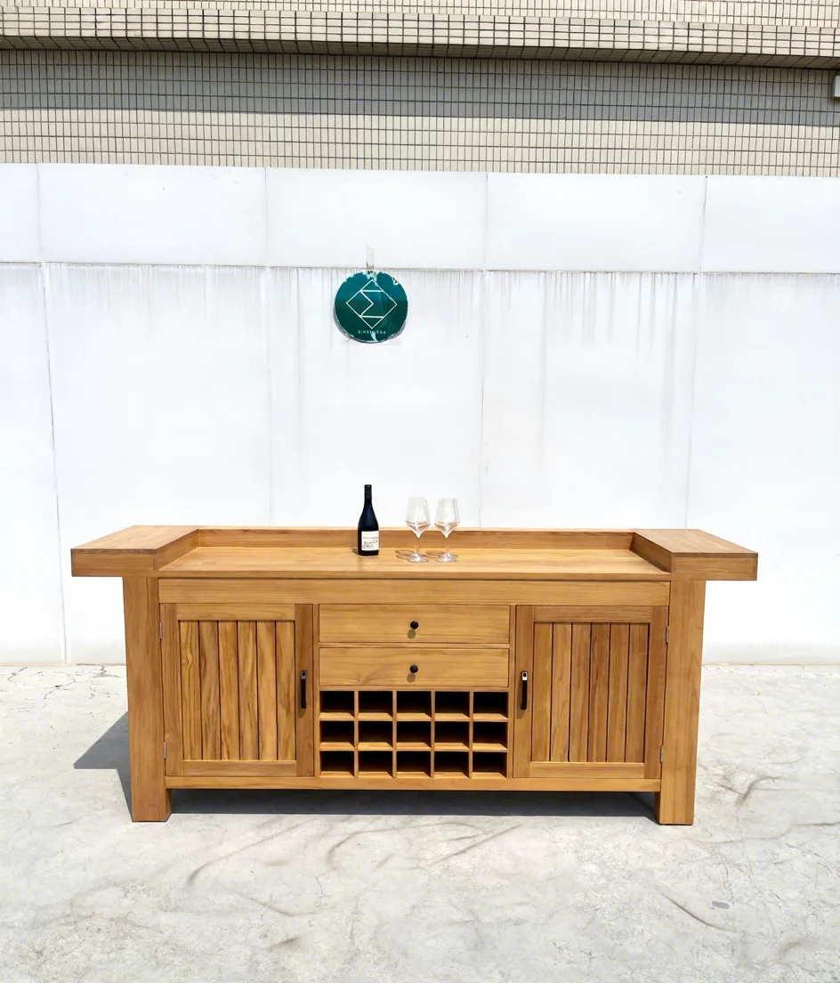 

All Weather Luxury Patio Furniture Solid Teak Wood Frame Garden Dining Chair Outdoor Dining Chairs