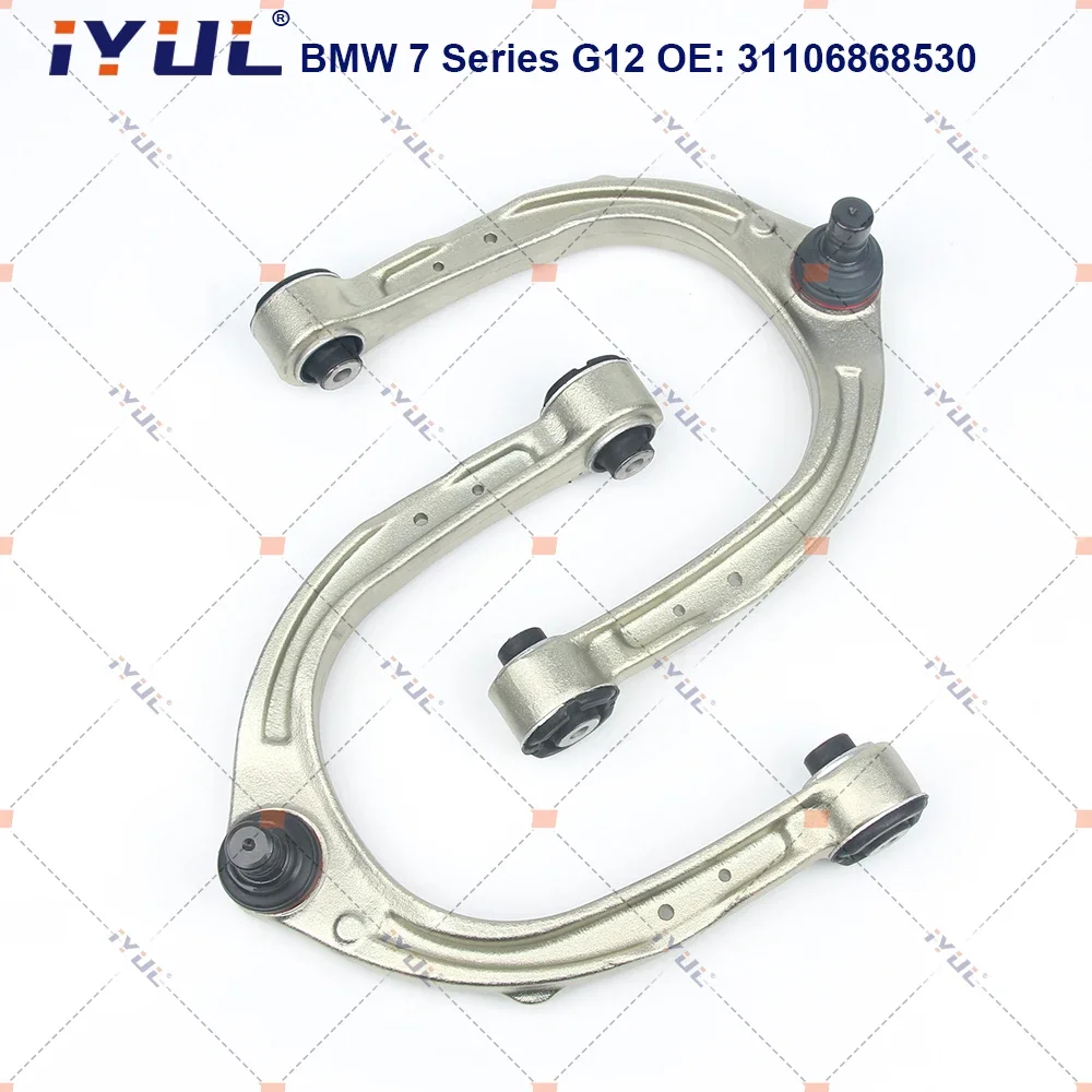 IYUL A Pair Front Upper Suspension Control Arm U-Type For BMW 7 Series G11/G12 6 Series G32 31106868530