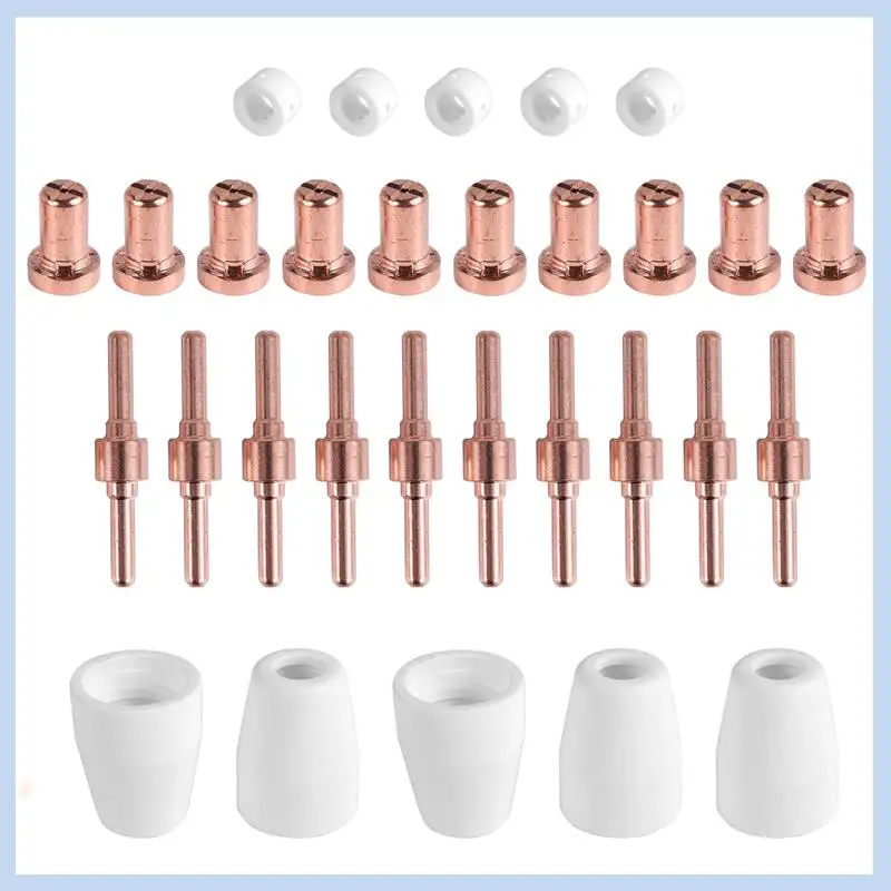 

AS63-For PT-31 -40 Plasma Cutter Cutting Torch Consumables KIT Extended 30Pcs