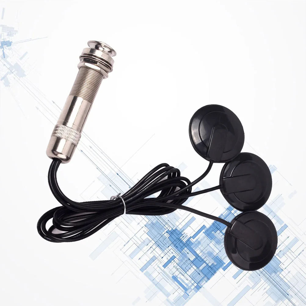 

Pickup High-quality 3 Sensor Easy Installation Guitar Piezo Transducer Single Track Three