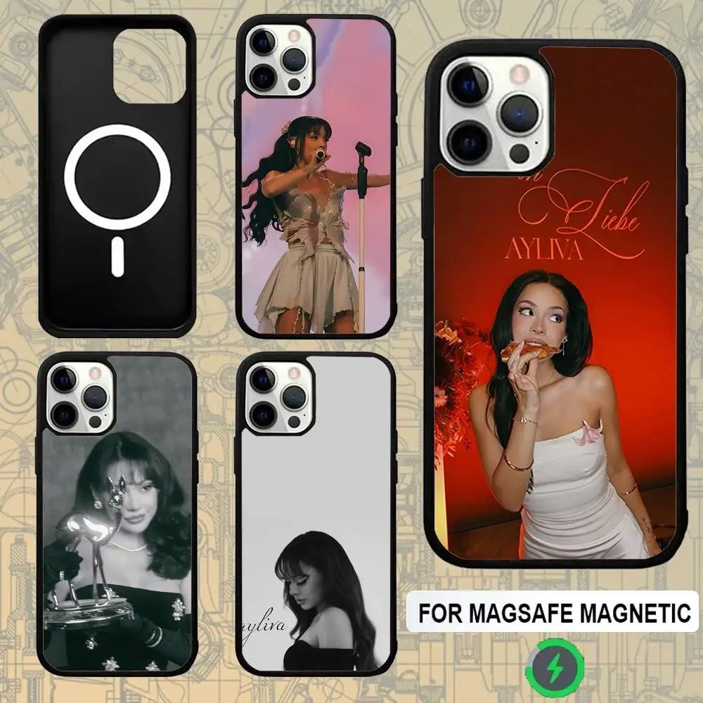 

A-Ayliva In Liebe Singer For Magsafe Wireless Charger Case For iPhone 15,16,17,13,14,11,12,Pro,Max,Plus,E,Air,Mini Magnetic