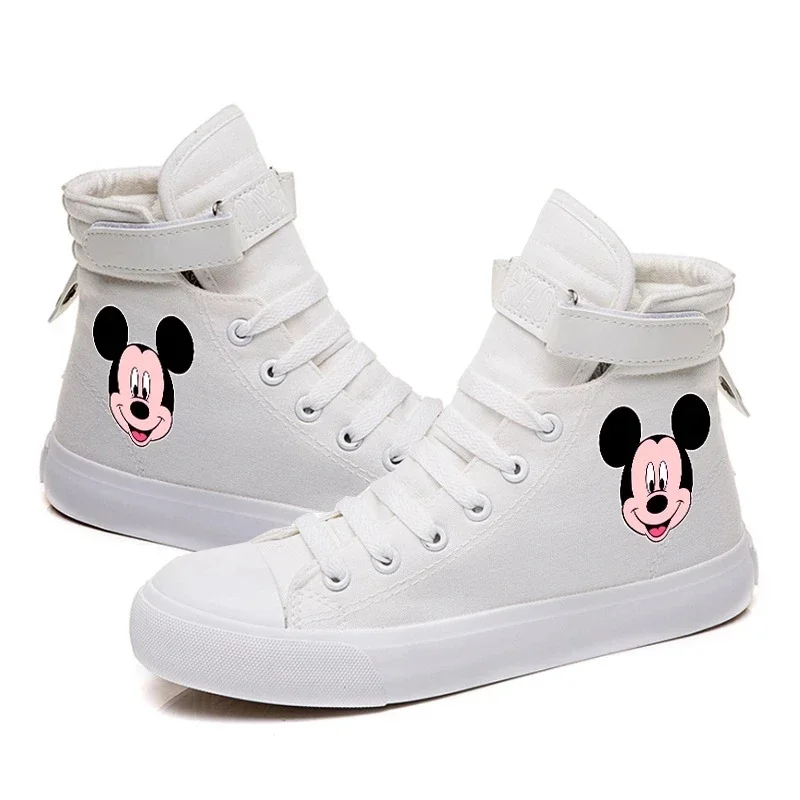 Disney Big Children Cartoon Minnie Mickey Mouse suola morbida scarpe Casual scarpe sportive da donna per uomo adulto scarpe da corsa per studenti