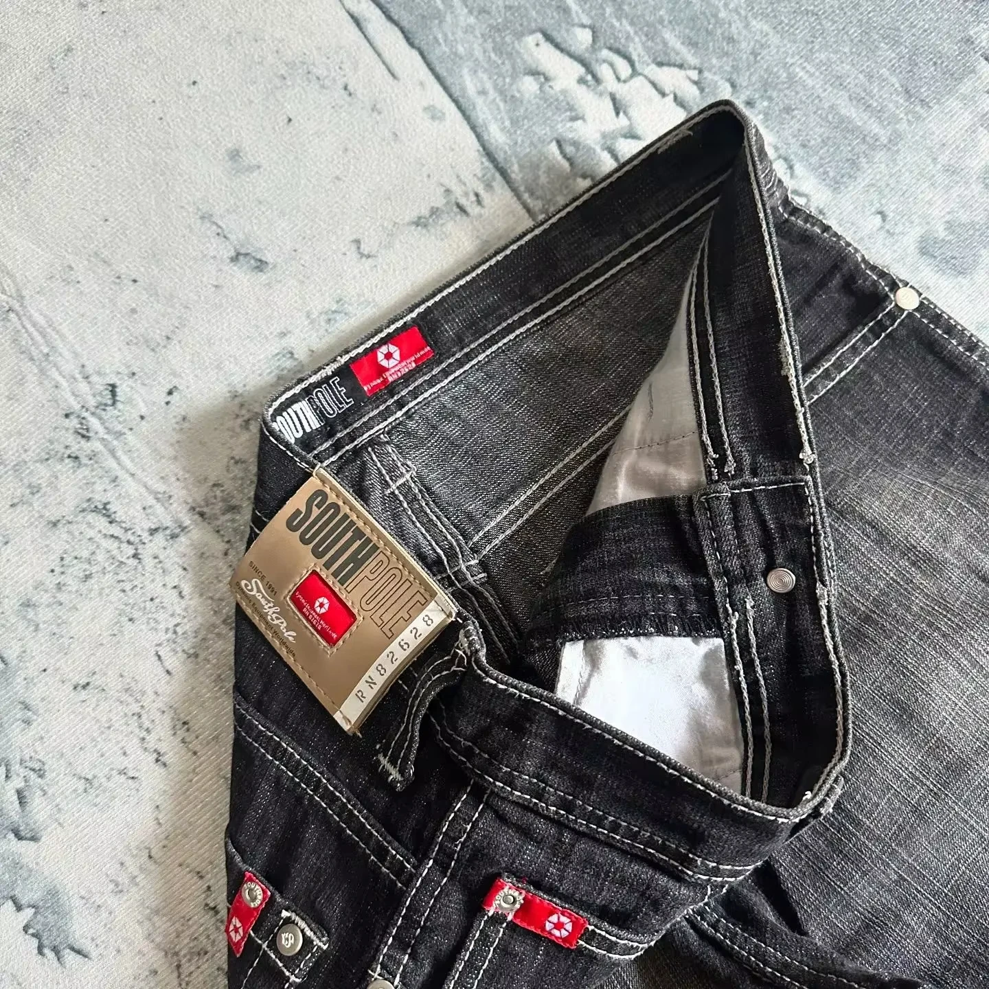 American Fashion Hip Hop Joker Oversized Jeans Women Street Y2K New Clearance S… - Image 4