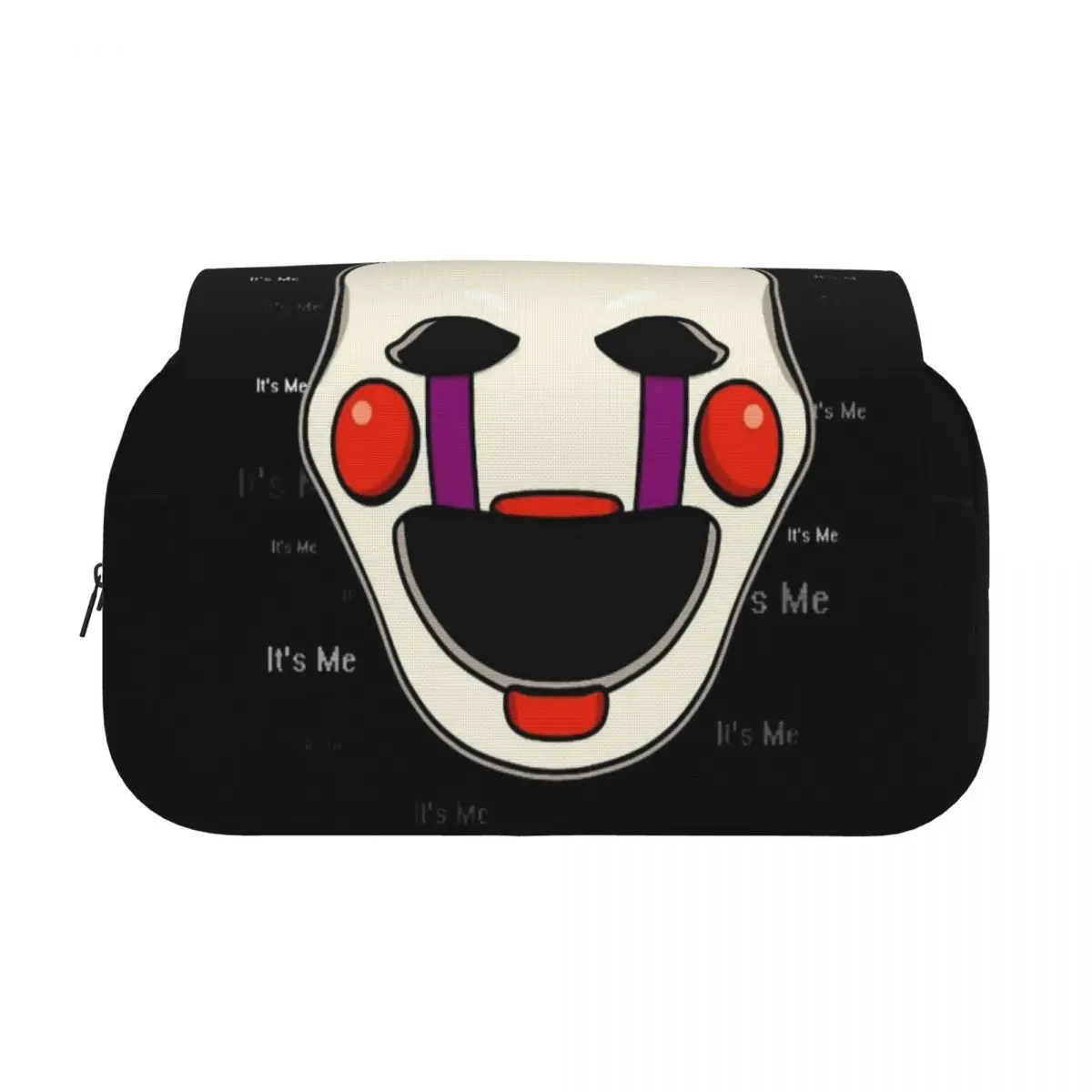 FNAF At Freddys Double Clamshell Pen Case Pencilcases Pen Holder for Student Big Capacity Bag School Supplies Zipper Stationery