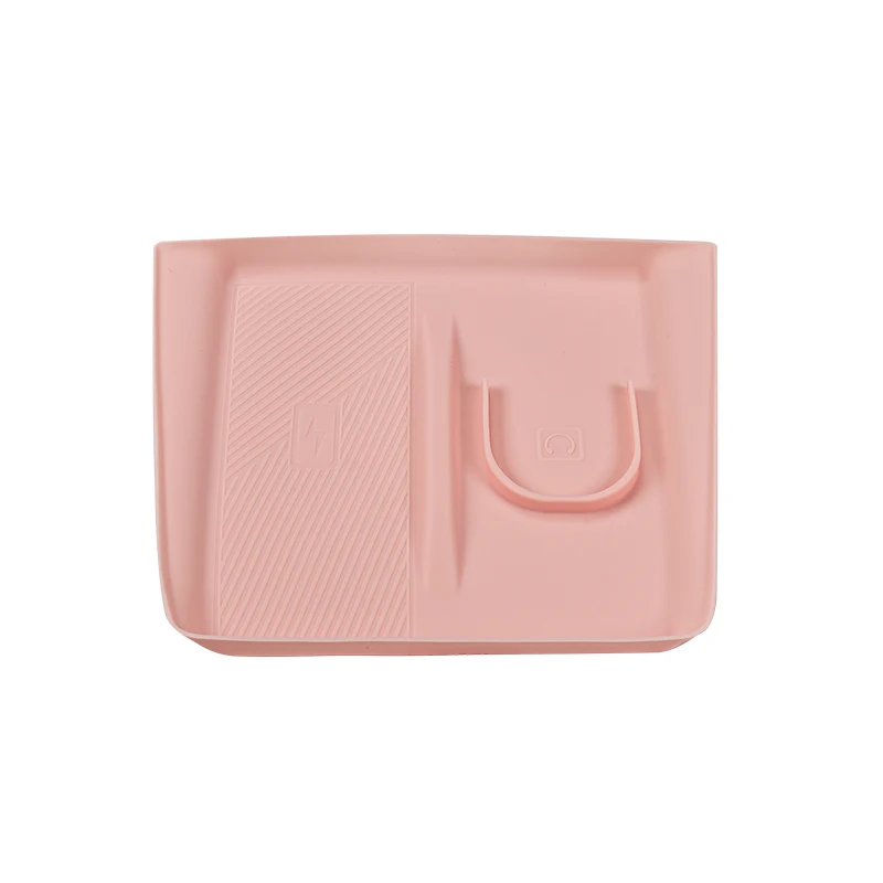 Wireless Charging Silicone Pad for Headphones Anti-Slip Center Console Mat New Version Car Interior Accessories for Tesla Model 3 Model Y view 6