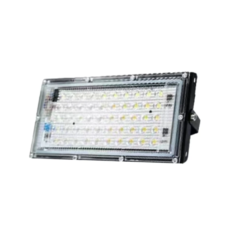 Luz branca fria led luz de inundação ac 220v ao ar livre holofote ip65 à prova dip65 água led lâmpada rua iluminação paisagem 50w