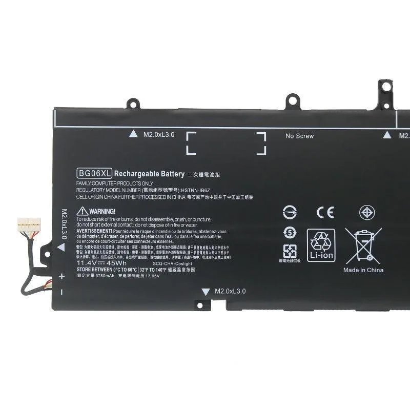 For HP EliteBook 1040 G3 BG06XL HSTNN-IB6Z 805096-005 Laptop Battery  High Capacity Battery High Quality Replacement Battery