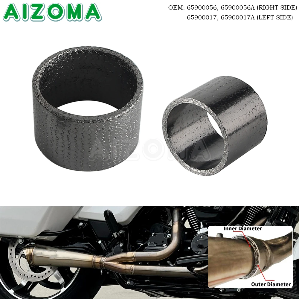 Kit de Juntas de Escape para Motocicleta Harley Touring M8 Pan America RA1250 RA1250S 2021 en adelante RA1250 CVO 2024 en adelante OEM 65900056 65900017