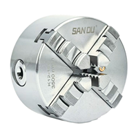 Sanou K12-100 4 Inch 4 Four Jaw Lathe Chuck 100mm Cartridge with Self-Centering Machine Tools Accessories for Lathe