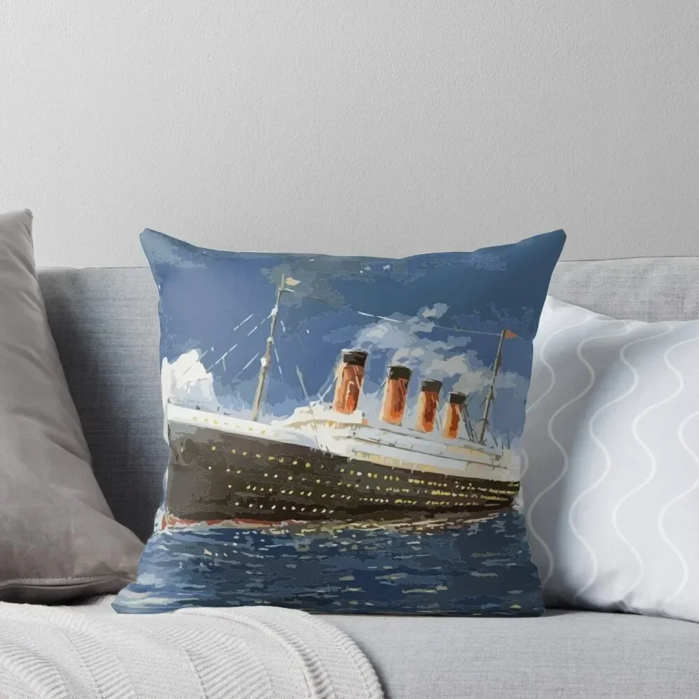 The most popular ship of all times, Titanic. Throw Pillow Christmas Pillowcase Pillowcase Cushion Pillow