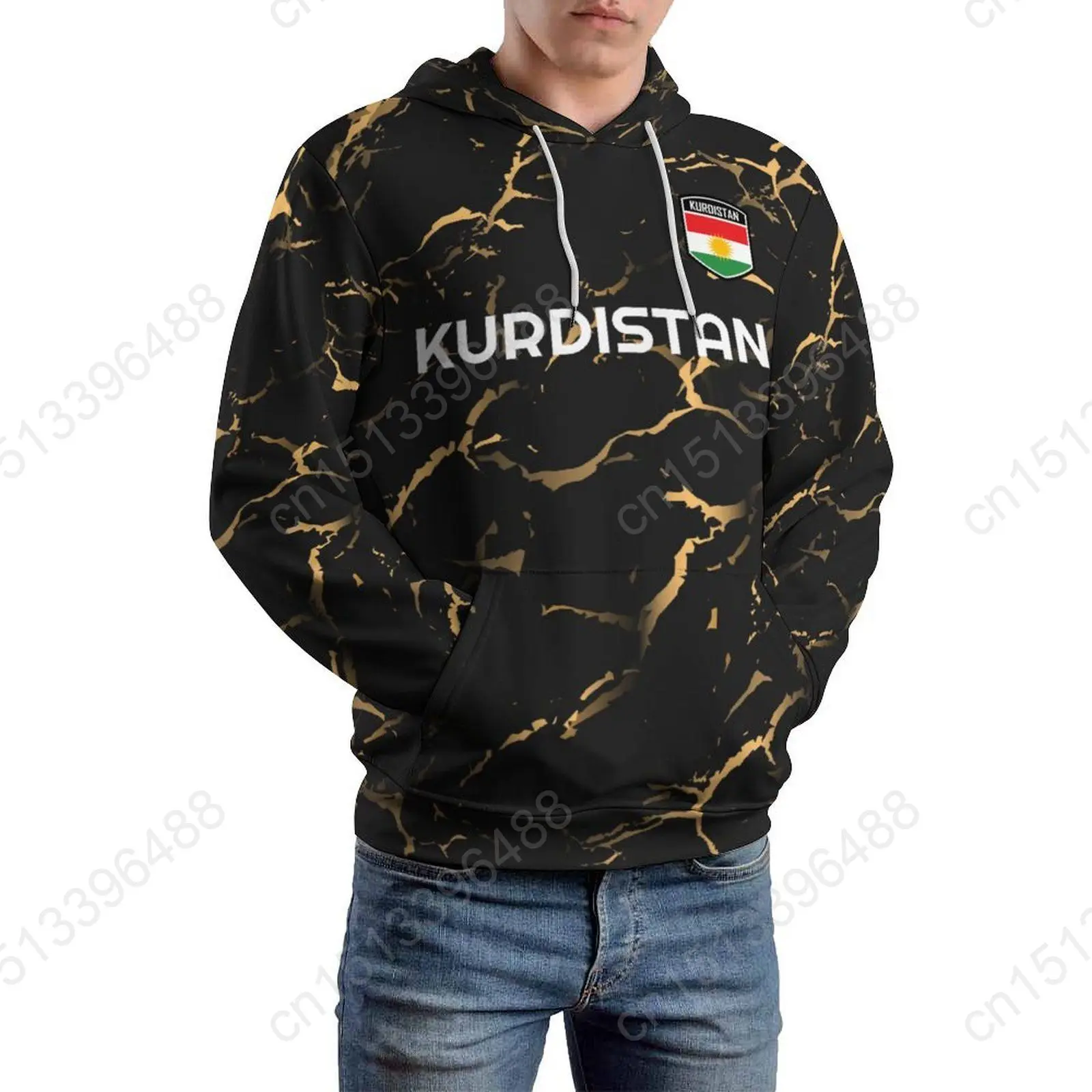 Kurdistan Flag 3D Hoodie Polyester Cool Men Women Harajuku Sweatshirt Unisex Casual Pullover Hoodies Custom Name