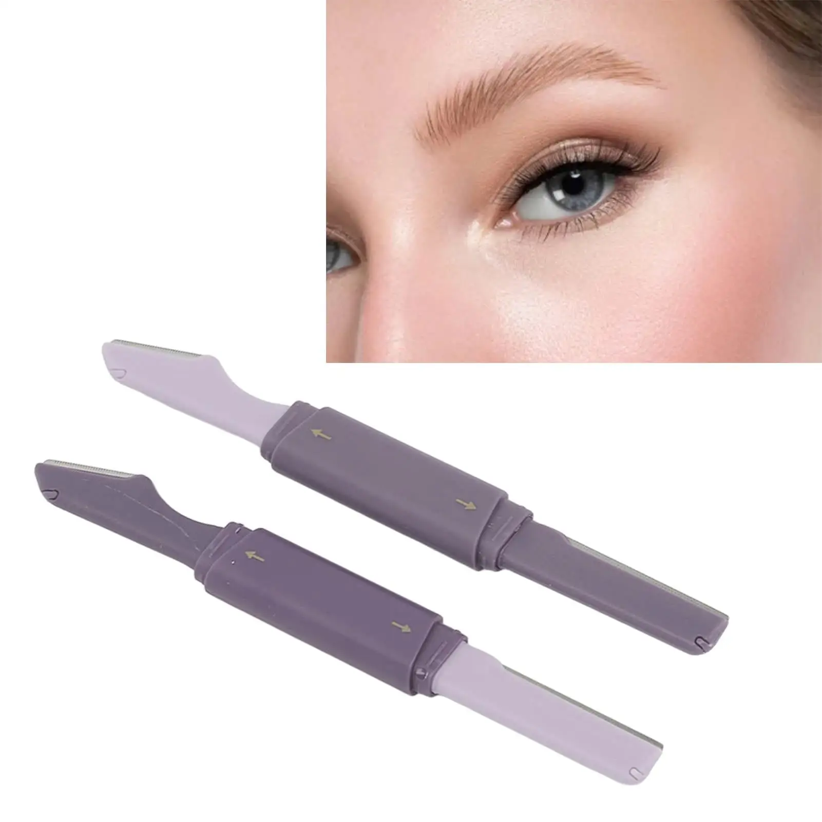 For travel Eyebrow Trimmer: Blade Knife with Protective Cover