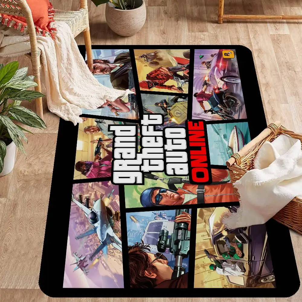 سرقة السيارات الكبرى الخامس المدخل السجاد عدم الانزلاق غرفة الغسيل حصيرة الغسيل ديكور شرفة الطفل غرفة المعيشة المرحاض البساط