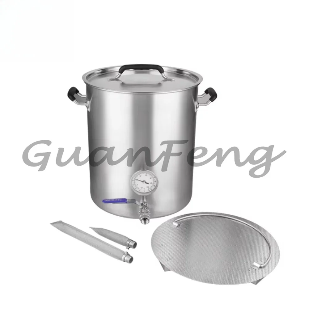 All in one 100l single barrel beer brewing kettle kit homebrewing machine