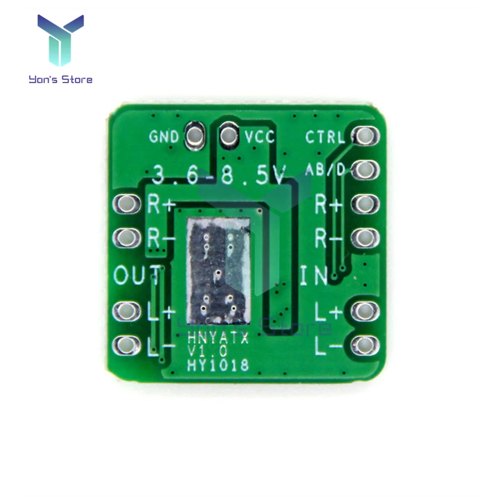 Differential Power Amplifier Board 2x10W Digital Class D Audio Power Amplifier HT8697 Differential Input 3.6-8.5V