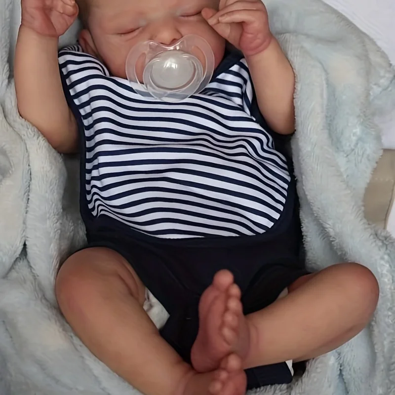 リアルなリボーンドール – 48cm 入浴可能なリアルなベビードール