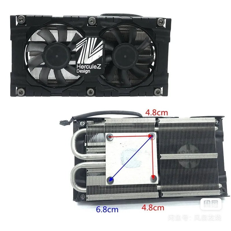 

Кулер для видеокарты Inno3D GTX660 GTX750ti