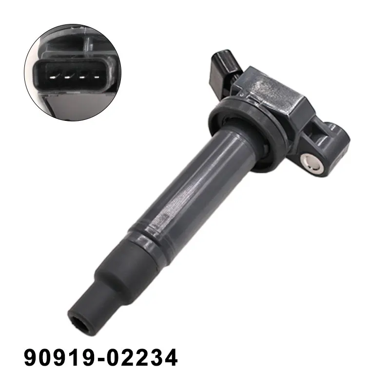 1pc For T-oyota Cam-ry 3.0 V6 Ignition Coil 90919-02234 90080-19016 Avalon Camry Highlande-r Le-xus ES/RX300 3.0L 90919 02234