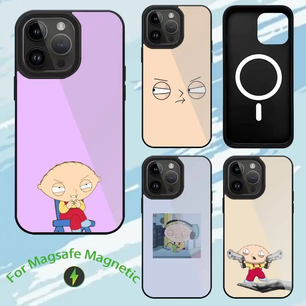 

Animation F-Family Funny Guy Phone Case For iPhone 17,16,15,14,13,12,11,Plus,Pro,Max Magsafe Magnetic Wireless Charging