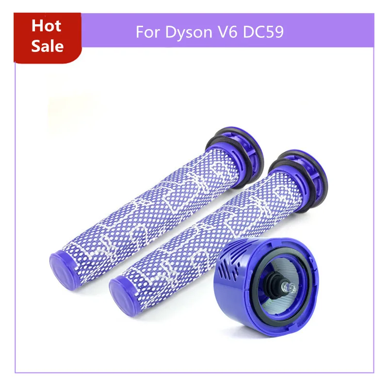 Filtro HEPA pre-motor para Dyson V6 DC59, piezas de aspiradora, pieza de ajuste