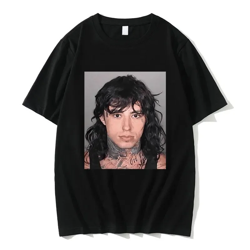 Ronnie Radke Mugshot T-shirt Men Women Fashion Street Casual Tshirt Summer Cotton Short Sleeve Unisex Vintage Oversized T Shirts