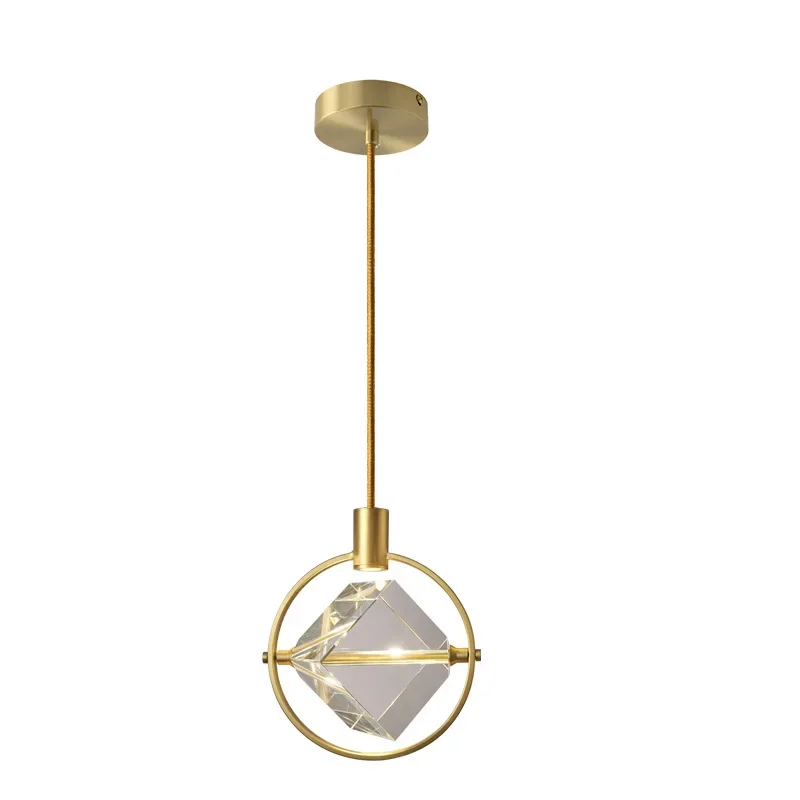 Lighting led restaurant light chandelier, modern simple Nordic table light bar bar personalized
