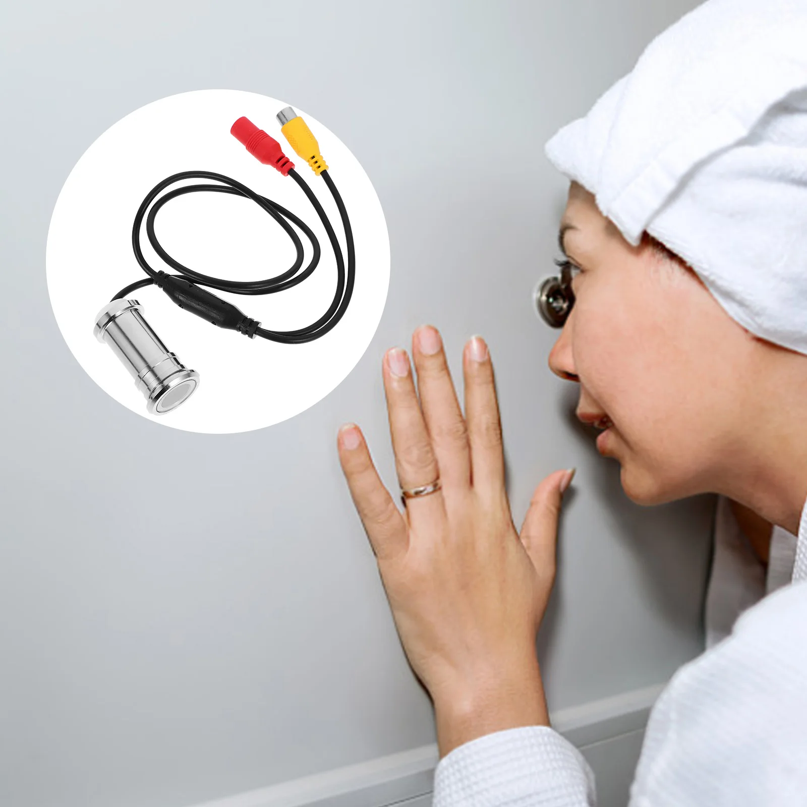 

Wide Angle 3.6mm High Definition Cat Eyes Peephole Viewer Video Security Door Eye Hole Wired Door Home