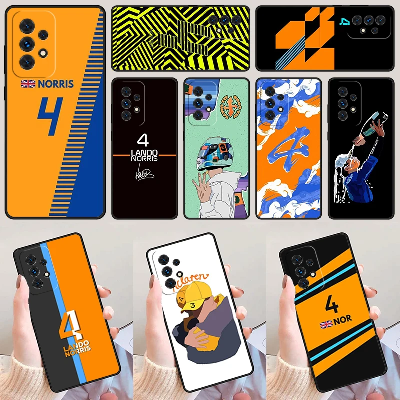 Lando Norris For Samsung Galaxy A52 A72 A73 A20e A21S A50 A70 A11 A12 A42 A31 A40 A51 A71 A32 A80 A91 Phone Case