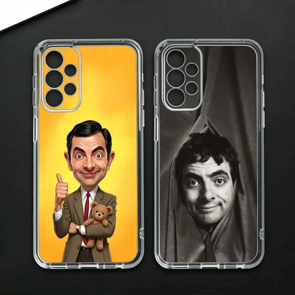 Funny Mr B- BeanS  Phone Case For Samsung Galaxy A71,A70,A52,A51,A40,A30 Transparent Cover