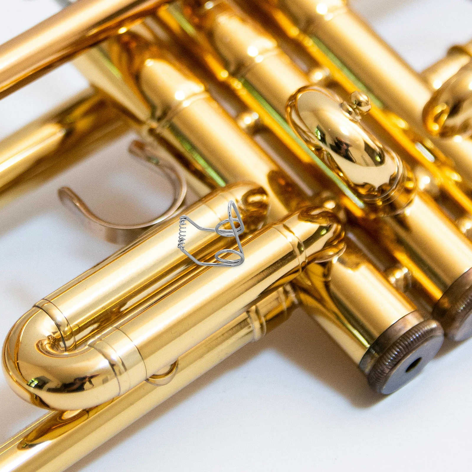 

5 Pcs Brass Instrument Accessories Parts Trumpet Cleaning Copper Pipe Drainage Silver Tools Music