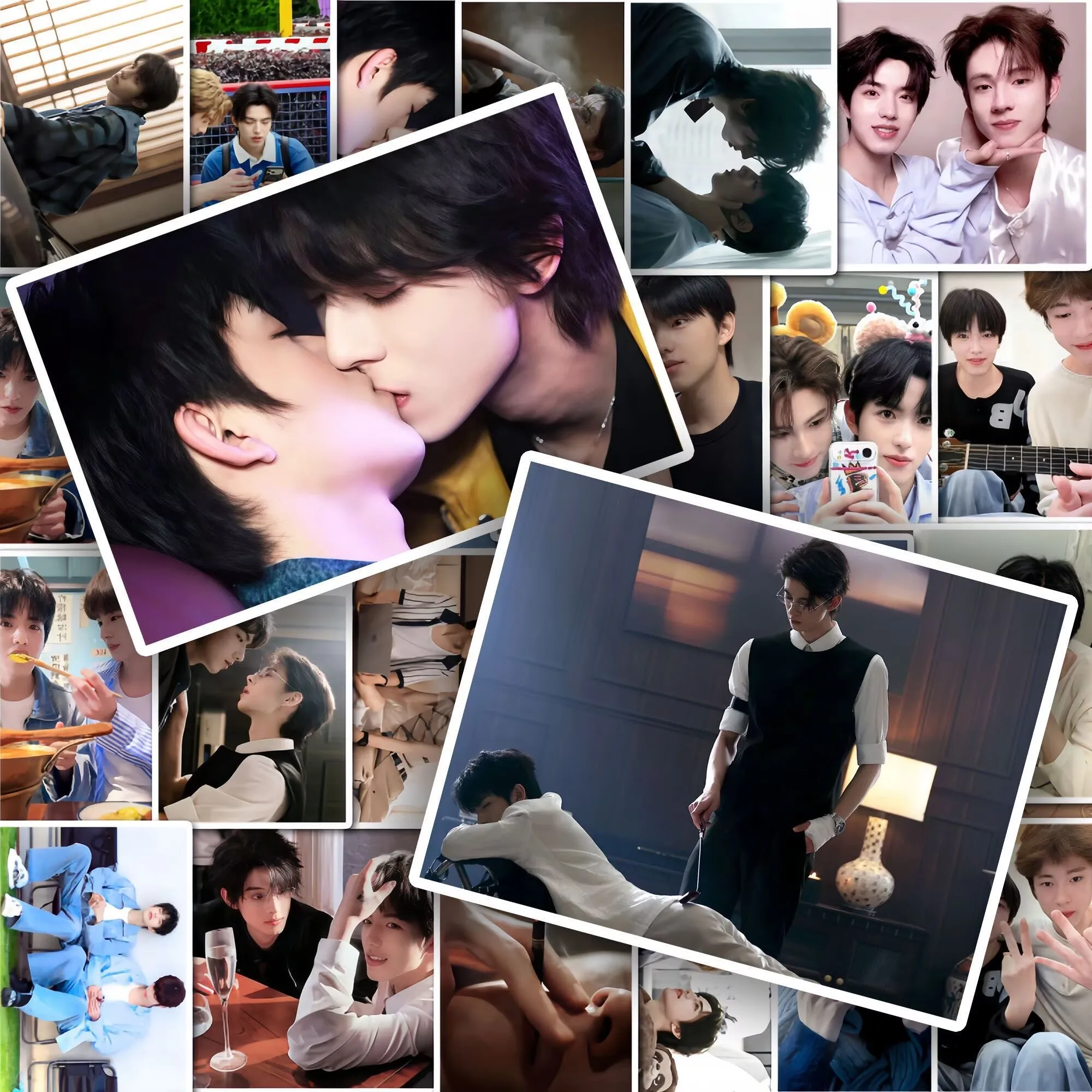 Entering the drama, Ollie Shuyuan stickers, Tian Ding Liangyuan stills, sweet daily scenes,pictures,hand account collection, DIY