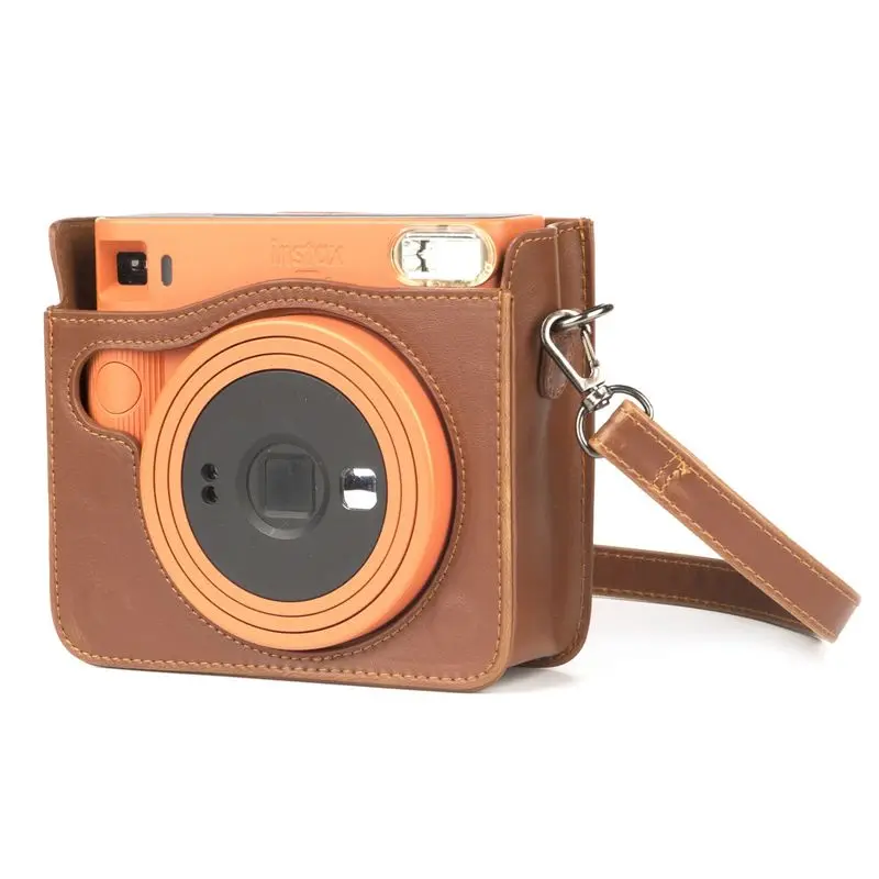 SQPP-Retro Camera Bag For Fujifilm Instax Square SQ40 Cameras Bags Shockproof Case With Adjustable Shoulder Strap
