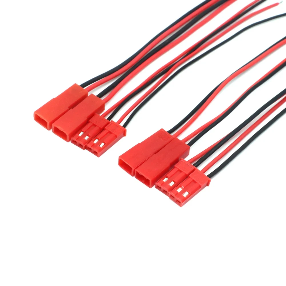 20Pairs 22 AWG JST موصل قابس 2 دبوس ذكر أنثى موصل قابس سلك كابل لشريط مصابيح LED RC اللعب محول البطارية #5