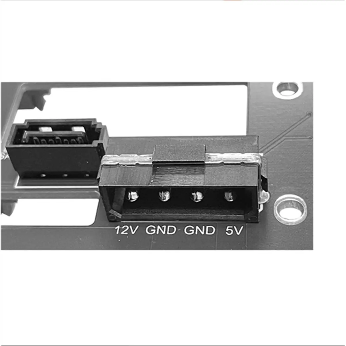Big 4D Corner Power Supply Five Bay for Hard Drive Backplane NAS Chassis Adapter 6G/Bps Storage Server Backplane