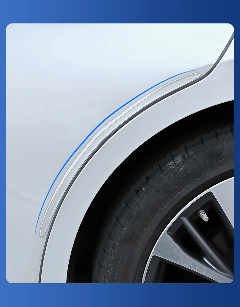 Verlängerte und Verdickte Auto-Kollisionsschutzleiste aus Silikon, Transparente Unsichtbare Türöffnungs-Kantenschutzleiste gegen Kratzer – Detail 9