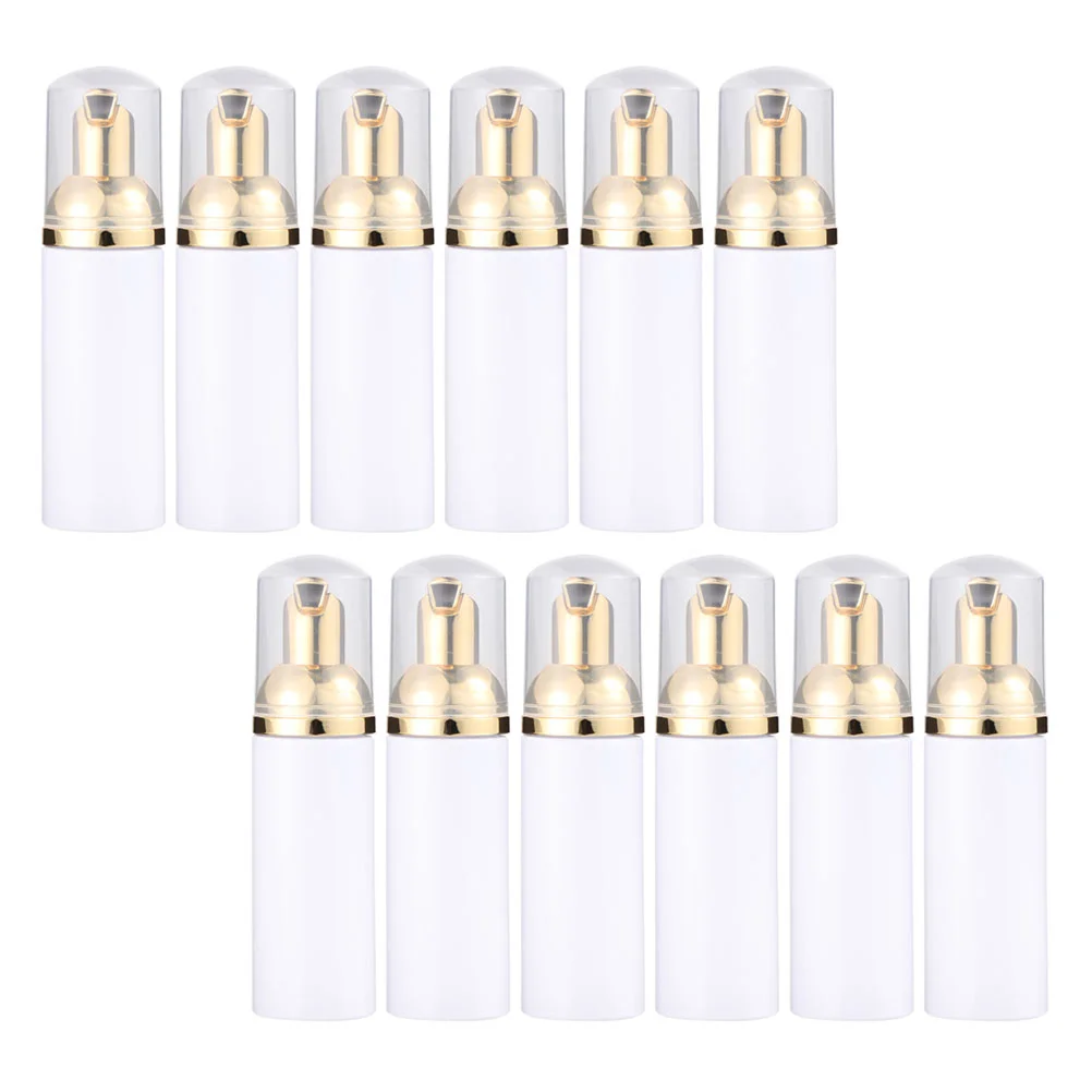 

12 Pcs Plastic Foam Bottle Travel Bottles Foaming Dispenser Facial Cleanser Container Refillable Lash Shampoo