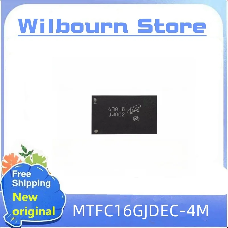 1PCS~10PCS/LOT  MTFC16GJDEC-4M JWA02 16G WFBGA169