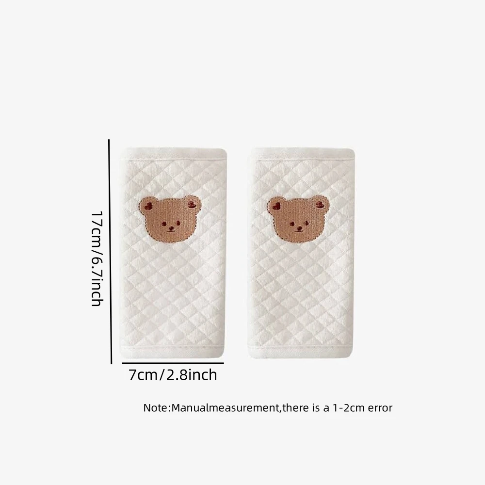 غطاء واقي لحزام الأمان للأطفال ، ملحقات عربة الأطفال ، حزام كتف الرضع ، منشفة اللعاب ، وسادة