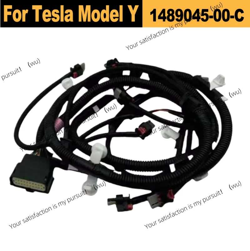 

Для Tesla Y 1489045-00-C 148904550C 1489045 2024: Жгут проводов переднего бампера с радаром заднего хода и интерфейсом противотуманных фар