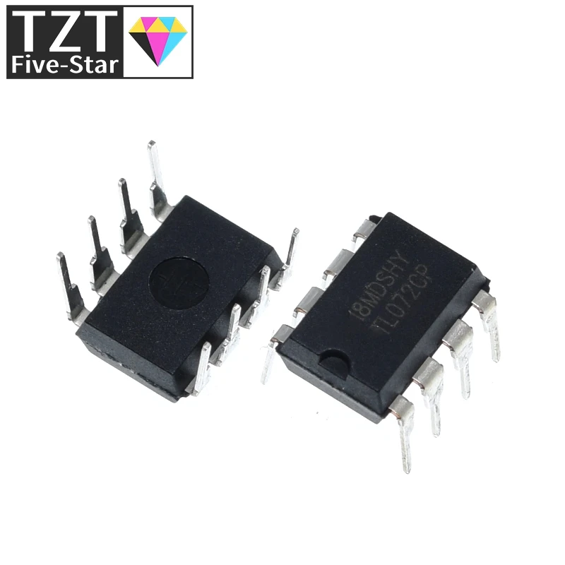 TZT 10PCS TL072CP TL072 TL072CN