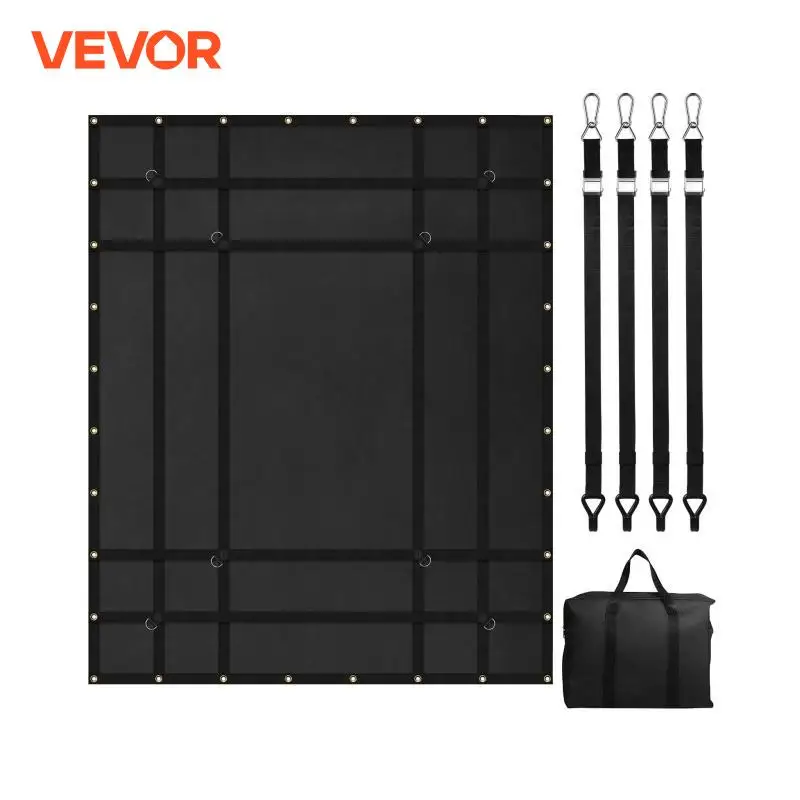 VEVOR 700lbs Car Ceiling Cargo Net Strong Load-Bearing Mesh with 4 Adjustable Straps Car Roof Storage Organizer for Jeep Truck