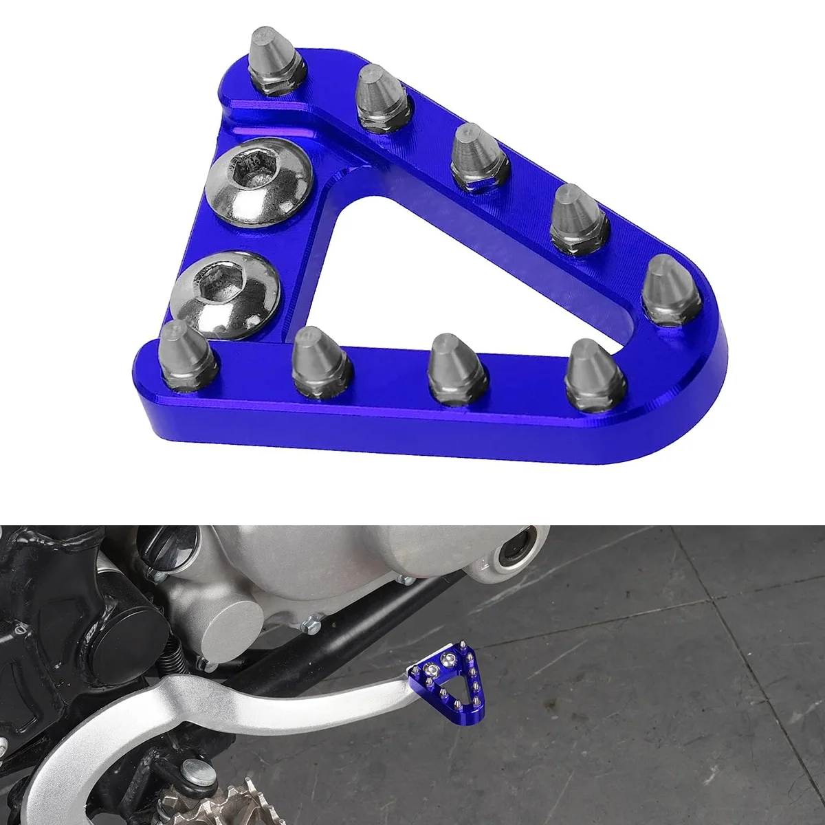 CNC Rear Brake Pedal Step Tip Plate For KTM XCF XCW XCFW EXC EXCF SX SXF XC 125 150 200 250 300 350 400 450 500 530 2012-2016