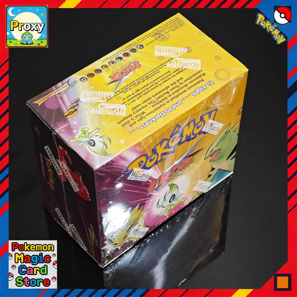 PTCG Neo Destiny 1st Edition Booster Box Pokemon Cards Proxy Cards expansion pack board game Collection Anime Booster Pack Cards