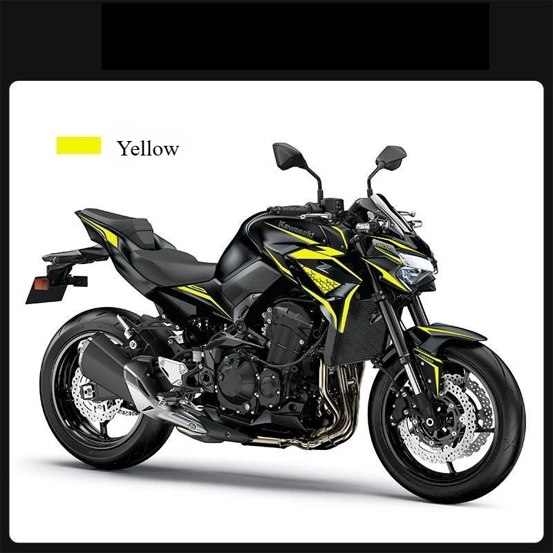 For Kawasaki Z900Customized flower pattern decals for the entire vehicle - 2021 new model waterproof decals Motorcycle Stickers 6