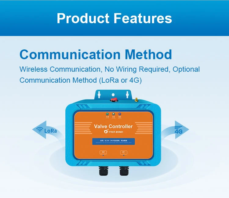 Wireless valve controller is one of the hardware equipment for irrigating farmland in smart agriculture