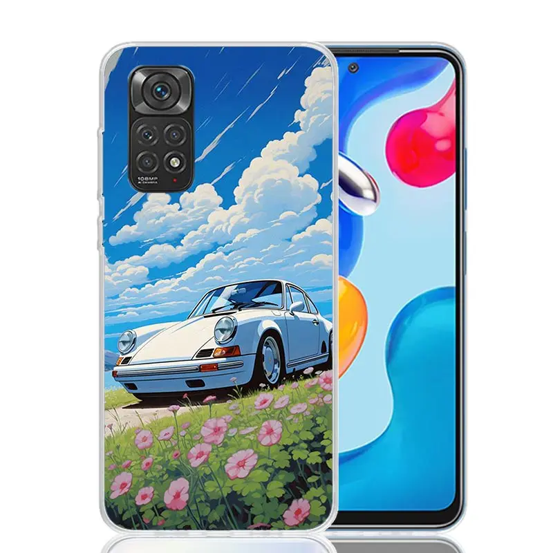 Classic Vintage Old Retro Car Phone Case For Xiaomi Redmi Note 13 12S 12 11S 11T 11E Pro Plus 10S 10 9S 9 8T 8 7 Art Customized