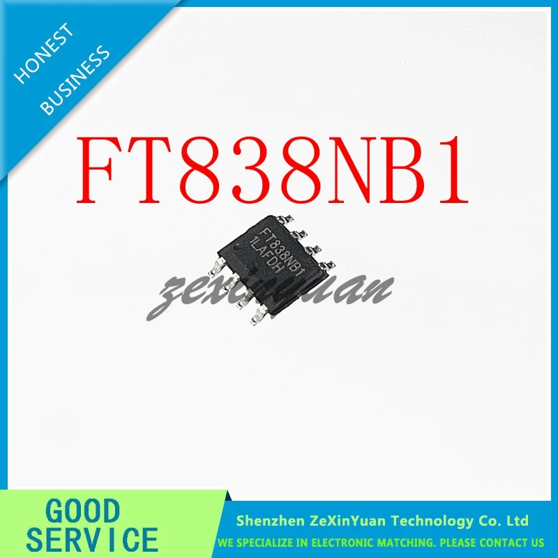 10 peças 100% novo chipset original ft838nb1 FT838NB1-RT sop-8